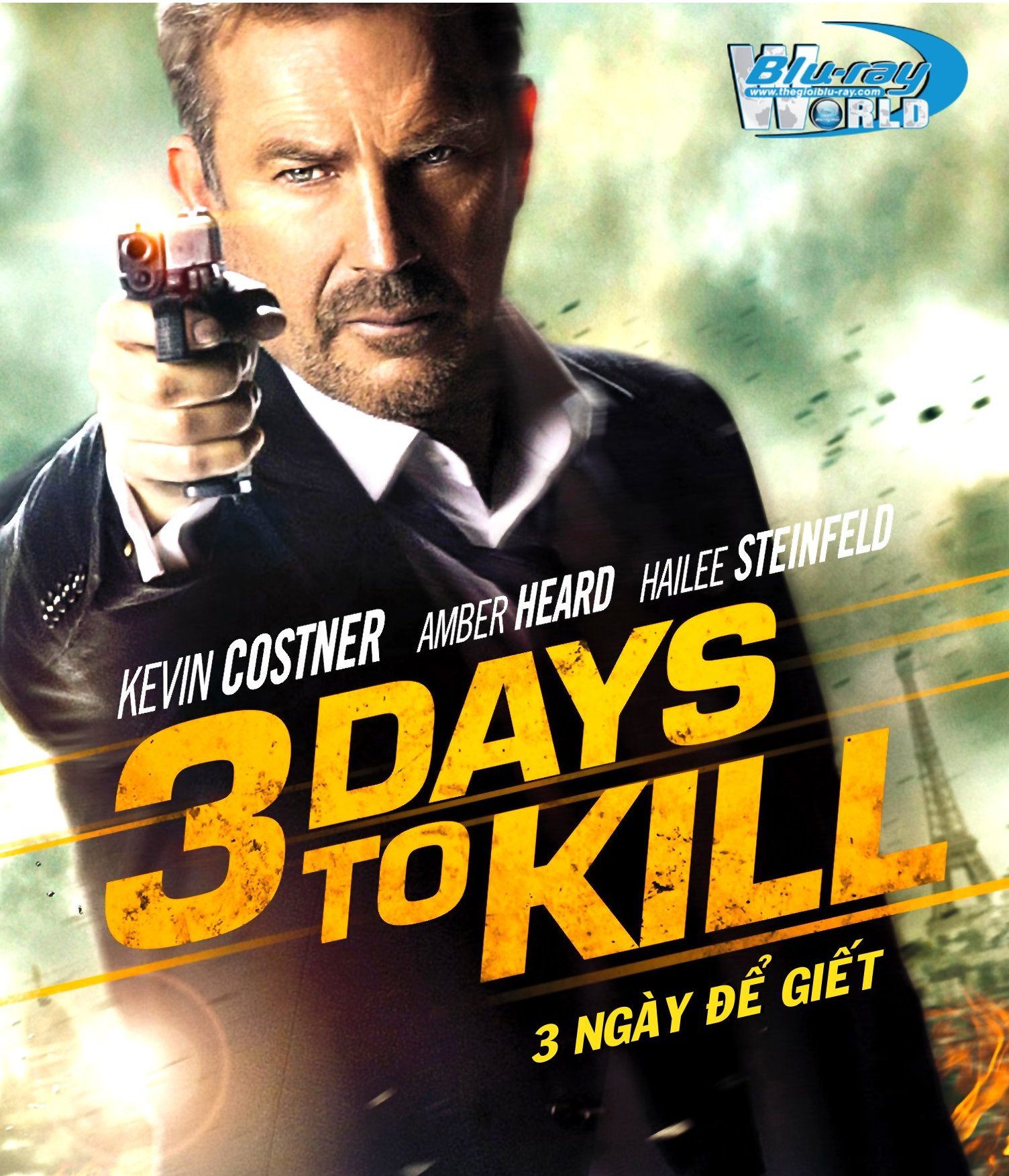 B1731. 3 Days To Kill - 3 NGÀY ĐỂ GIẾT 2D 25G (DTS-HD MA 5.1)